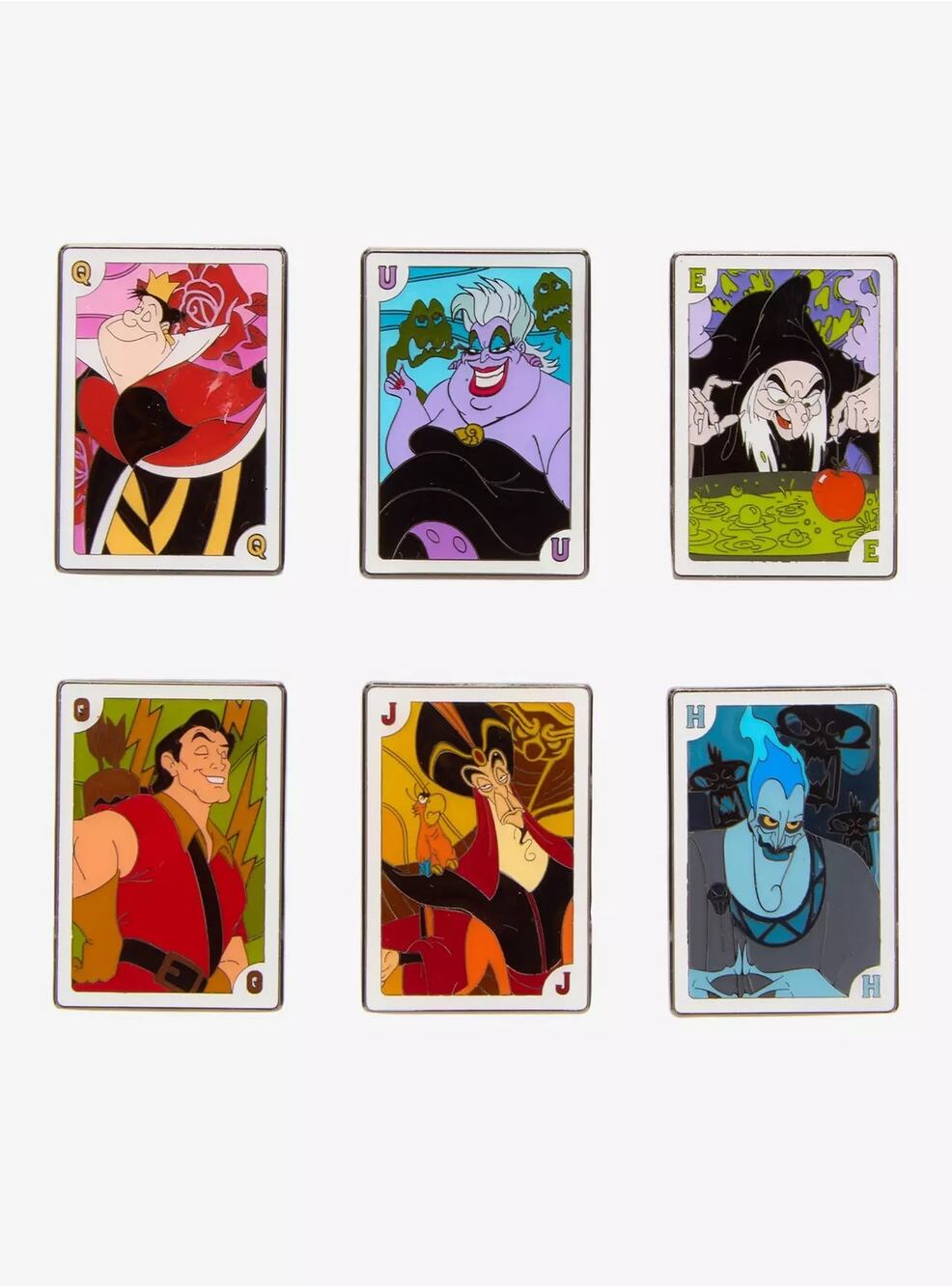 Loungefly Disney Villains Playing Cards Blind Box Enamel Pin UNOPENED